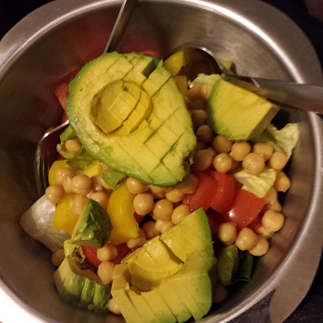 There's spinach in there.. somewhere.. Haha