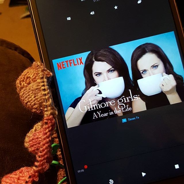 I'm going to use my new Starbucks mug and make some #hotchocolate sit with the cold air coming in and watch my damn show finally!! #gilmoregirlsrevival