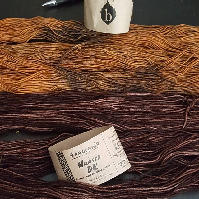 #bumblebirch #araucaniayarns getting ready to wind some yarn!