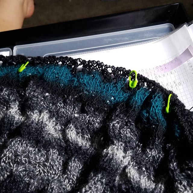 A color change has occurred! I'm #excited for this to be done! #wip #knitting #zauberball